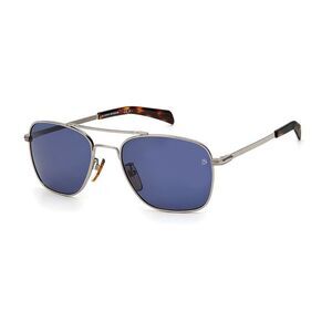 David Beckham Gray Metal Men's Sunglasses